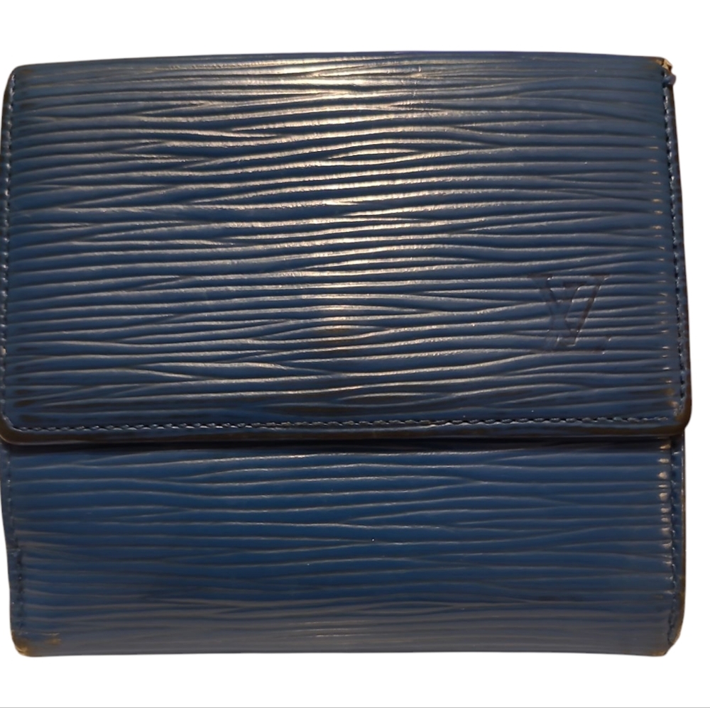 Louis Vuitton Blue Epi Leather Wallet